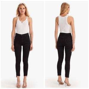 MOTHER THE STUNNER ZIP ANKLE STEP FRAY